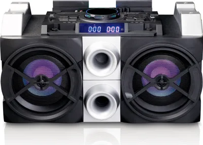 Produktbild von Lenco PMX-150 - Leistungsstarker Party-Lautsprecher mit DJ- und Mixfunktion - 150 Watt RMS - Bluetooth® - Integrierter Akku - Tischfunktion - Schwarz
