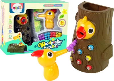 Produktbild von Magnetisches Bastelspiel Fange den Wurm Füttere den Vogel Füttere den Specht