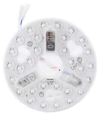 Zdjęcie produktu dla wentylator sufitowy 5,3 cala, zamiennik światła LED, 3000 K, 4200 K, 6500 K, 3 temperatury barwowe, 15 W, okrągły zestaw modernizacyjny, 95 do 265 V