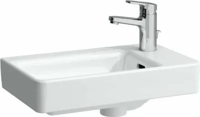 Zdjęcie produktu dla Laufen Pro S - Umywalka, 480x280 mm, 1 otwór na baterię po prawej stronie, z LCC, biała H8159544001041