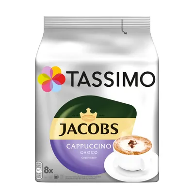 Produktbild von Tassimo Jacobs Cappuccino Choco | 8 T Discs, Kaffeekapseln