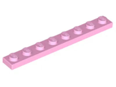 Produktbild von Lego® 1x8 Platte 3460 - 1 Stück Hellrosa