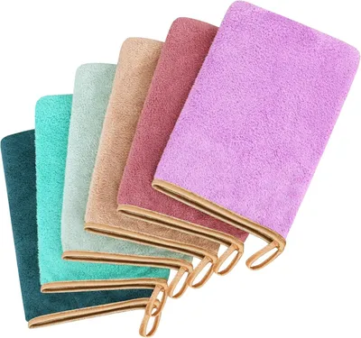Zdjęcie produktu dla Myjki 6 sztuk, 15 x 21 cm, bawełna, do łazienki