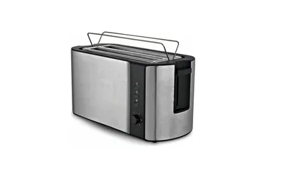 Produktbild von Comelec TP 1727, 2 Scheibe(n), Schwarz, Edelstahl, Edelstahl, Tasten, Drehregler, 1400 W, 220 - 240 V