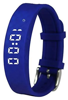 Trillendes Erinnerungshorloge, 12 Alarme, wiederaufladbar, Blau