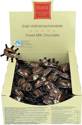 Produktbild von Storz 150er SET Maikäfer, 937,5 g (150 Stk. à je 6,25 g), lose im Display-Karton / Schokolade