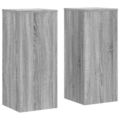 Produktbild von vidaXL Pflanzenständer 2 Stk. Grau Sonoma 30x30x70 cm Holzwerkstoff