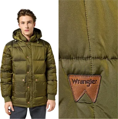 Immagine prodotto di WRANGLER uomo, giacca invernale PARKA JACKET, M, verde, giacca, inverno, giacche