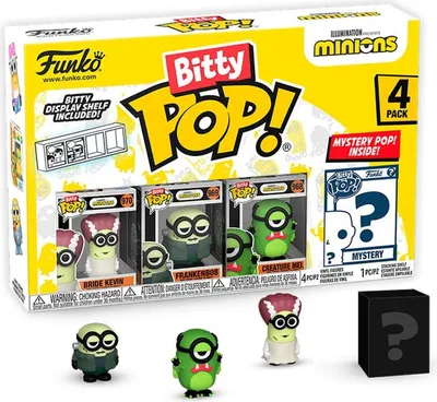 Immagine prodotto di Confezione blister Bitty POP Minions Serie 2 Figure da collezione