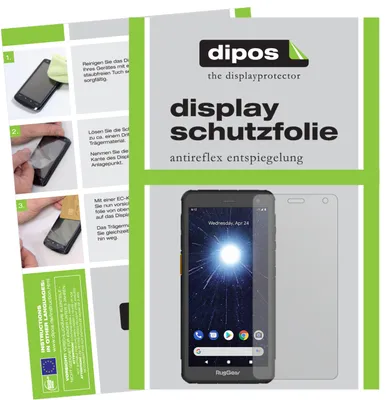Produktbild von 2x Schutzfolie für RugGear RG655 matt Displayschutzfolie Folie Display Schutz