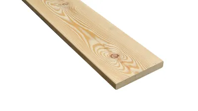 Produktbild von NORDIKA Glattkantbretter kanad. Lärche 20x145mm, Länge 2,40m, gehobelt, gefast A/B