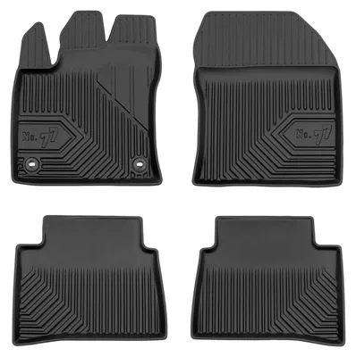 Productafbeelding van Rubberen automatten voor Toyota Prius IV 2015-2023 (liftback) – 4-delig, zwart, op maat