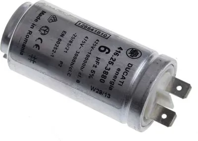 Image de AEG Electrolux 1256418102 Condensateur 6µF 425/475V pour sèche-linge