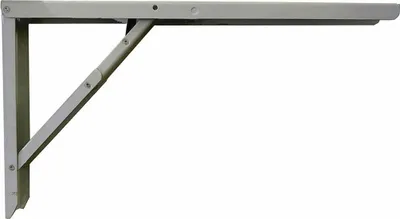Immagine prodotto di Tavolo quadrato pieghevole in acciaio con piedistallo, argento 30x52cm.