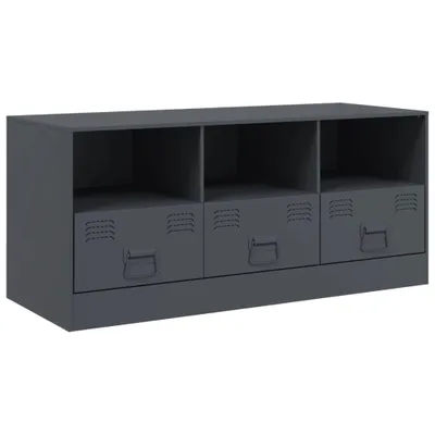 Produktbild von TV-Schrank Anthrazit 99x39x44 cm Stahl