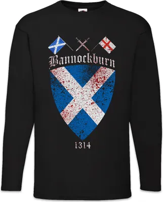 Produktbild von Urban Backwoods Bannockburn, Langarm T-Shirt, Farbe: Schwarz, Größe: 2XL