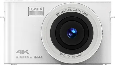 Obrázek produktu pro digitální fotoaparát 4K, digitální videokamera, 64 MP, 3", dotykový panel IPS, automatické ostření, 18x digitální zoom, vestavěný blesk, dobíjecí baterie, ochrana proti otřesům, přehrávání hudby MP3, dárek na narozeninovou oslavu pro studenty a teenagery