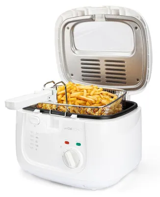 Image de Clatronic® Friteuse d'une capacité de 2,5L | avec graisse | Filtre à odeurs et à vapeurs de graisse & réservoir d'huile antiadhésif | Thermostat réglable en continu | FR 3771