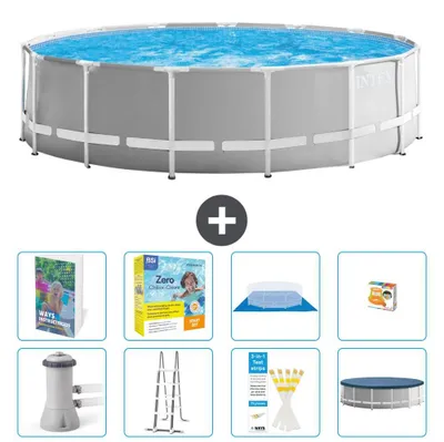 Produktbild von Prism Frame Pool Rund - 457x122 cm - 7-teilig S529