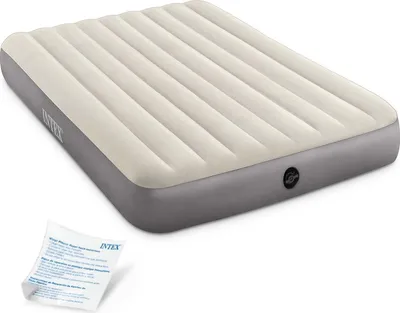 Produktbild von Intex 64103 Aufblasbare Matratze Deluxe Queen 203 x 152 x 25 cm, beige