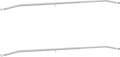Obrázek produktu pro vhodné pro držák ploché plachty 2 ks stříbrná 130-210 cm
