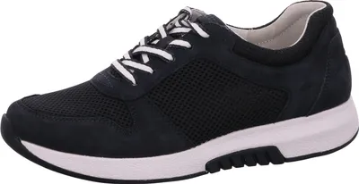 Produktbild von Gabor ROLLING SOFT Damenschuhe - bequeme Schnür- Halbschuhe blau Freizeit NEU