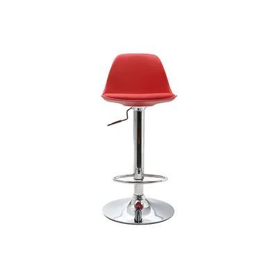Produktbild von Miliboo - 2 Design-Barhocker Rot STEEVY