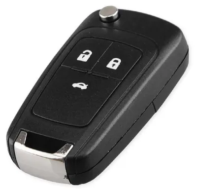 Produktbild von Techstar®-Autoschlüsselgehäuse, kompatibel mit Opel, Chevrolet, Vauxhall, 3 Tasten