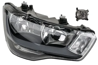 Zdjęcie produktu dla Johns, Reflektory halogenowe pasujące do Audi A1 8X H7 H1 Re. 10-14 z LWR + światło przeciwmgielne 8X0941004 8T0941700 8T0941700E
