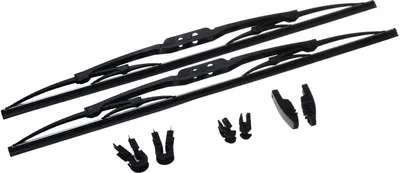 Produktbild von Youngtimer Oldtimer Wischerblätter Quality 55cm 2 Stück inkl. Adapter Scheibenwischer Filmer 16228