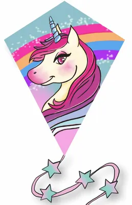 Immagine prodotto di Aquilone volante - unicorno - circa 65 x 55 cm