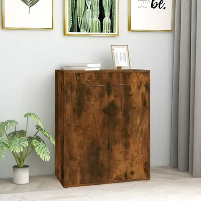 Produktbild von "2026 Promotion" Sideboard Wohnzimmer - Räuchereiche - 60x30x75 cm Holzwerkstoff - Kommoden CC27963