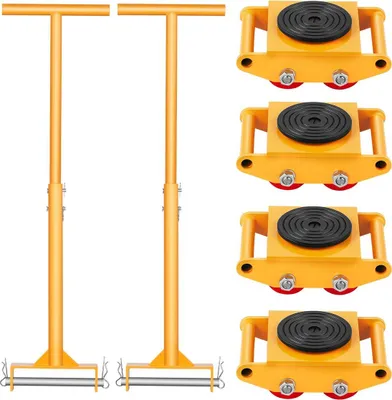 Obrázek produktu pro Strojní vozík 13228 lbs 6T Strojní vozík s rukojetí a otočností 360°