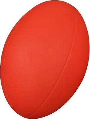 Obrázek produktu pro Předsportovní ragbyový míč s červeným pěnovým povrchem - lehká odolná hračka