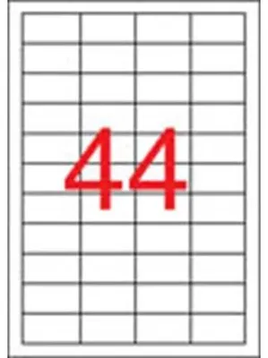 Zdjęcie produktu dla APLI Labels 48.5 x 25.4mm, Biały, A4, 100 ark., 48,5 mm, 25,4 mm, 310 x 220 x 20 mm