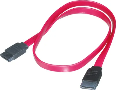 Produktbild von Digitus SATA Anschlusskabel, 0,5 m, SATA III, SATA 7-pin, SATA 7-pin, Weiblich, Rot