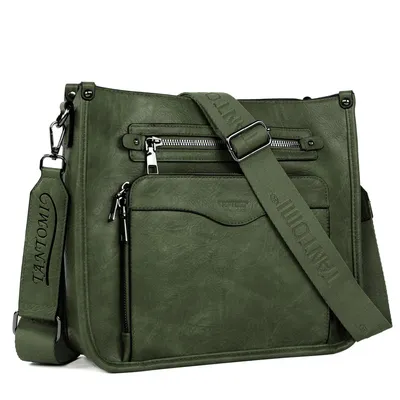 Produktbild von Umhängetasche Damen, Handtasche Damen mittelgroß, Schultertasche Crossbody Bag mit Verstellbarer, abnehmbarer Schultergurt