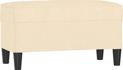 Image de Banc Crème 70x35x41 cm Tissu