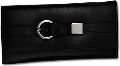 Produktbild von DrachenLeder Gürtel Brieftasche big schwarz Leder Portemonnaie D2OPS701S