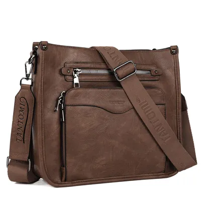 Produktbild von Umhängetasche Damen, Handtasche Damen mittelgroß, Schultertasche Crossbody Bag mit Verstellbarer, abnehmbarer Schultergurt