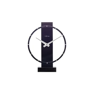 Image de NeXtime - 5226ZW - Horloge Murale - 34x27cm - noir - Carl