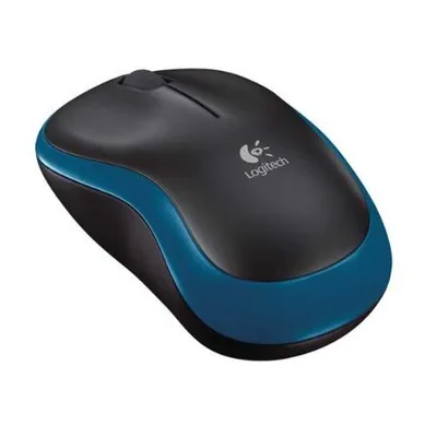 Produktbild von 1 x Logitech Maus M185 Wireless/ Kabellos, Blau