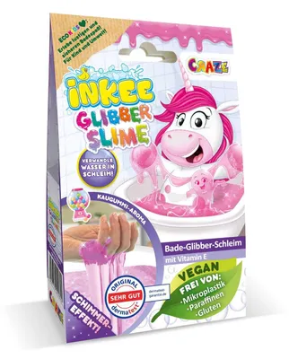 Produktbild von CRAZE Inkee - Bade-Glibber-Schleim Einhorn, Schleim, 3 Jahr(e), Pink