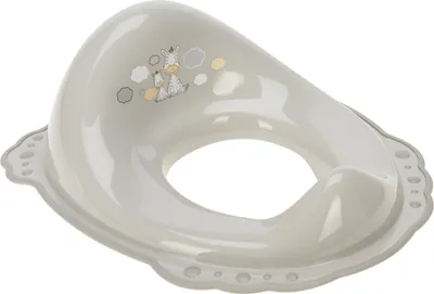 Immagine prodotto di BabyComfort sedile per wc per bambini (38×30×15 cm) - grigio con antiscivolo