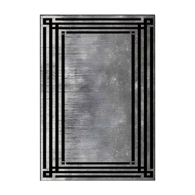 Produktbild von Schwarze Ecke 3D-Digitaldruck rutschfester Bodenbelag Teppich - 80 x 250