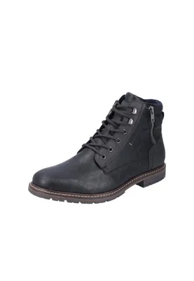 Produktbild von Rieker Herren Schnürboots Stiefelette Reißverschluss 13742, Größe:41 EU, Farbe:Schwarz