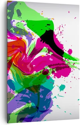 Produktbild von Bild auf Leinwand - Leinwandbild - Einteilig - Frau Gesicht Lippen Make-up - 80x120cm - Wand Bild - Wanddeko - Wandbilder - Leinwanddruck - Wanddekoration - Leinwand bilder - Wandbild - PA80x120-2634