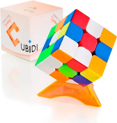 Produktbild von CUBIDI® Zauberwürfel 3x3 - ohne Sticker - Speedcube 3x3x3 - optimierte Eigenschaften für Speed-Cubing - Magic Cube - Anfänger & Fortgeschrittene