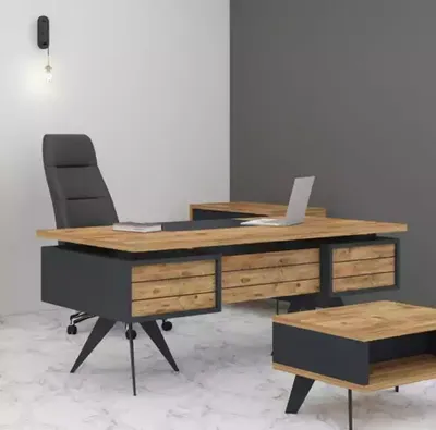 Produktbild von Büromöbel r Eckschreibtisch Arbeitszimmer Tisch Möbel Tische