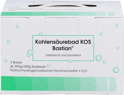 Produktbild von Kohlensäurbad KOS Bastian Badesalz belebend und prickelnd, 3 St. Beutel